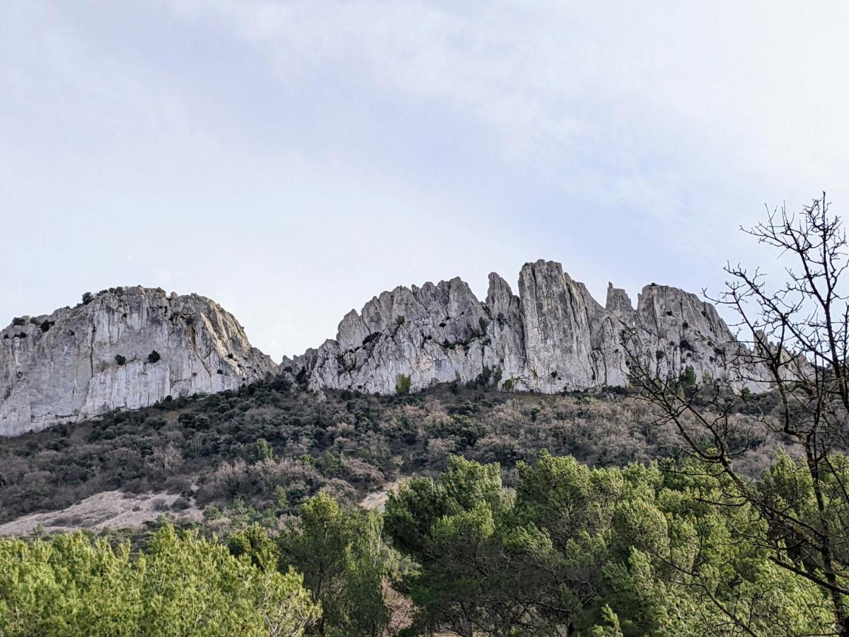 Maisonnette Dans Domaine Avec Piscine A Nyons, Pays Des Olives Exterior foto